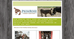 Desktop Screenshot of primrosedonkeysanctuary.com